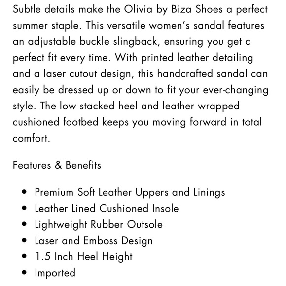 Brand new size 39 (US 8-8.5) Biza Olivia sandals. Soft genuine black leather. - Picture 5 of 11